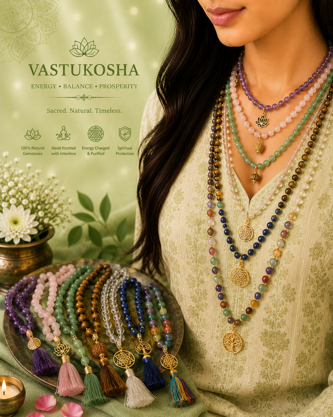 GEMSTONE MALA
