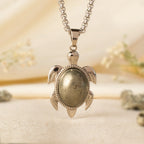 Pyrite Tortoise Pendant | VastuKosha by Acharya Anuj