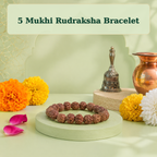 5 Mukhi Rudraksha Bracelet  | VastuKosha by Acharya Anuj