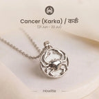 Unisex Cancer Pendant (‡§ï‡§∞‡•ç‡§ï ‡§∞‡§æ‡§∂‡§ø) with Howlite | VastuKosha by Acharya Anuj