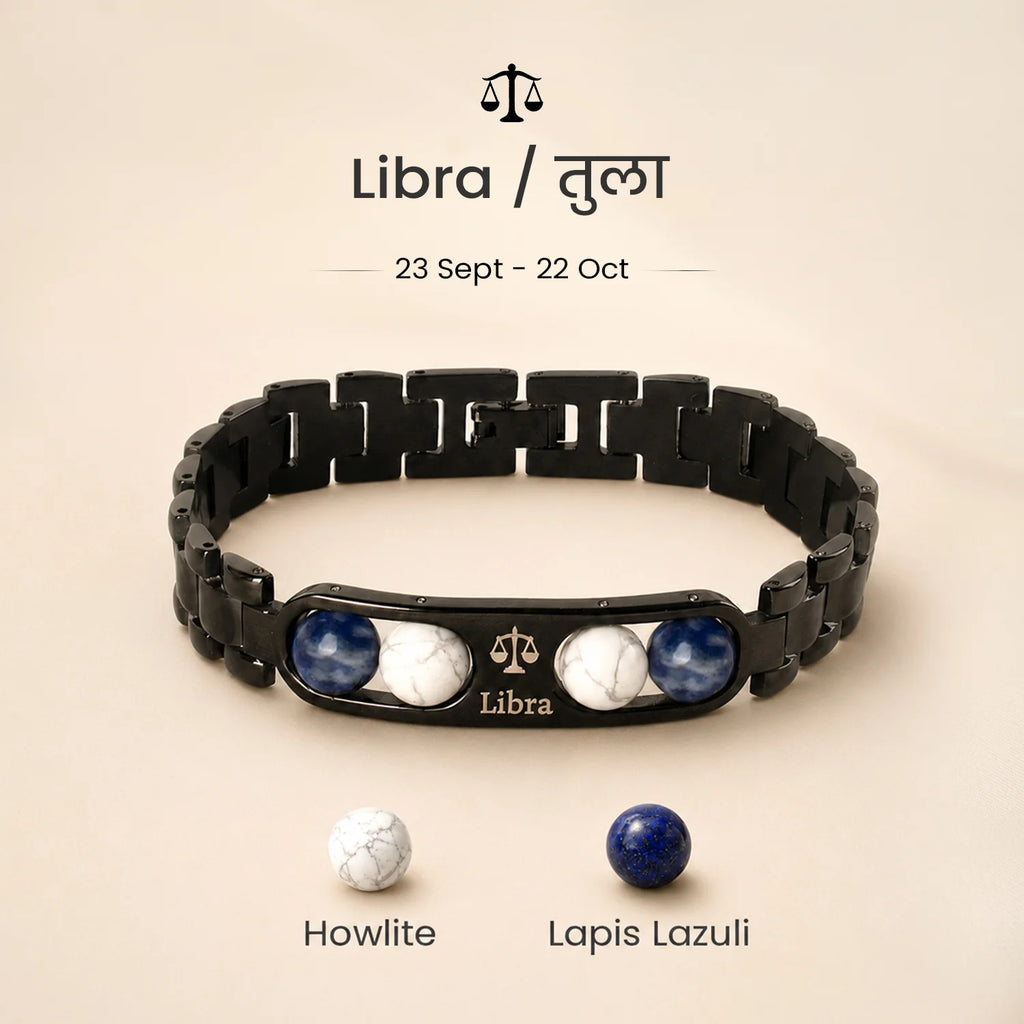 Libra Zodiac Metal Bracelet | VastuKosha by Acharya Anuj