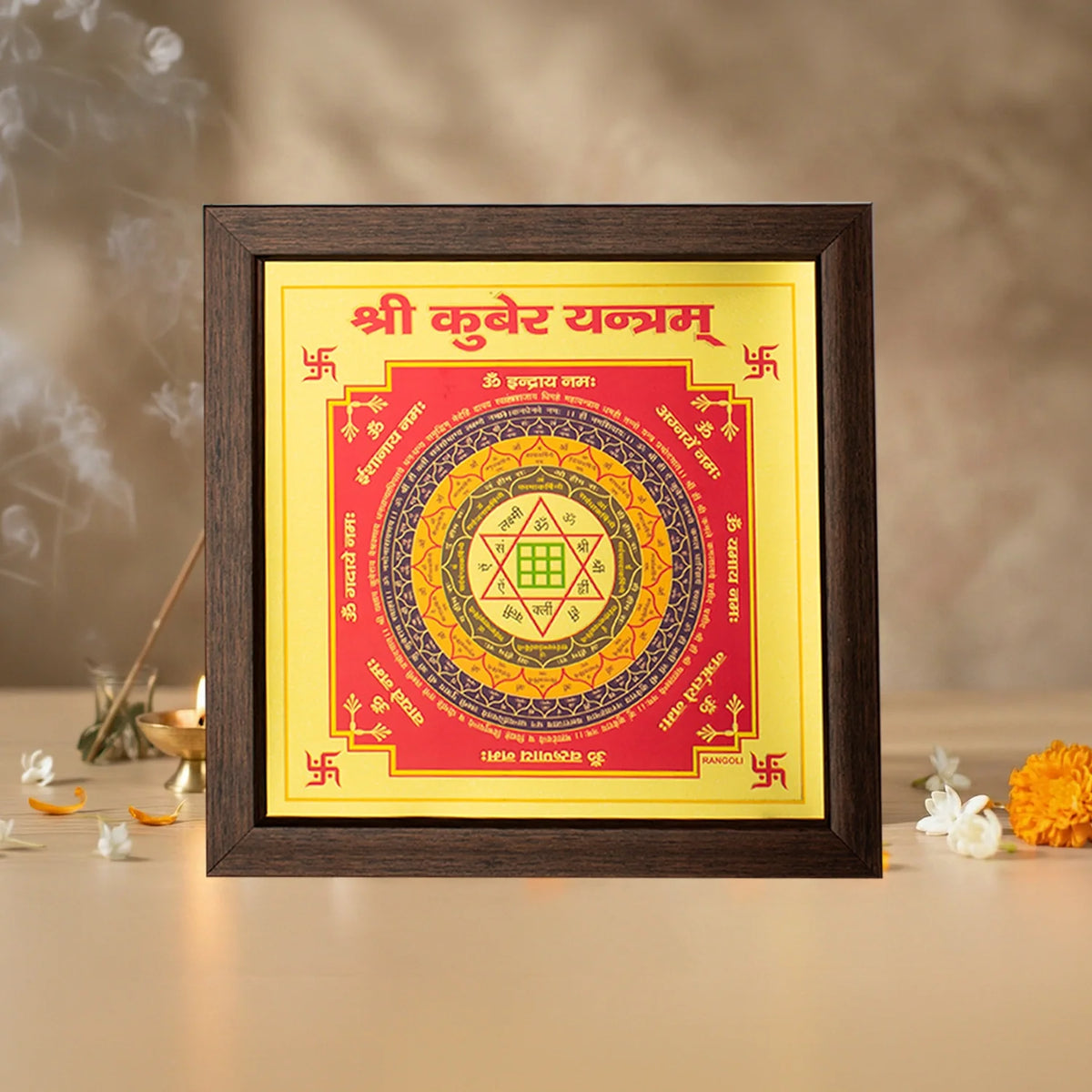 Shree Kuber Yantra (9√ó9 inch) with Frame | VastuKosha by Acharya Anuj