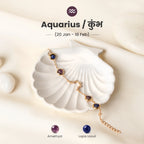 Aquarius (‡§ï‡•Å‡§Ç‡§≠ ‡§∞‡§æ‡§∂‡§ø) Zodiac Constellation Bracelet for Women | VastuKosha by Acharya Anuj