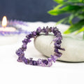 Amethyst Chips Bracelet Stretchable | VastuKosha by Acharya Anuj