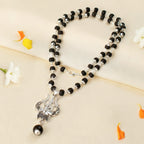 Rameshwaram Siddh Karthik Karungali Mala with Om Shiva Trishul Pendant | VastuKosha by Acharya Anuj