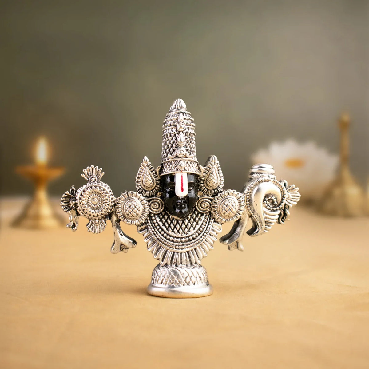 999 Silver Plated Lord Tirupati Balaji Idol | VastuKosha by Acharya Anuj