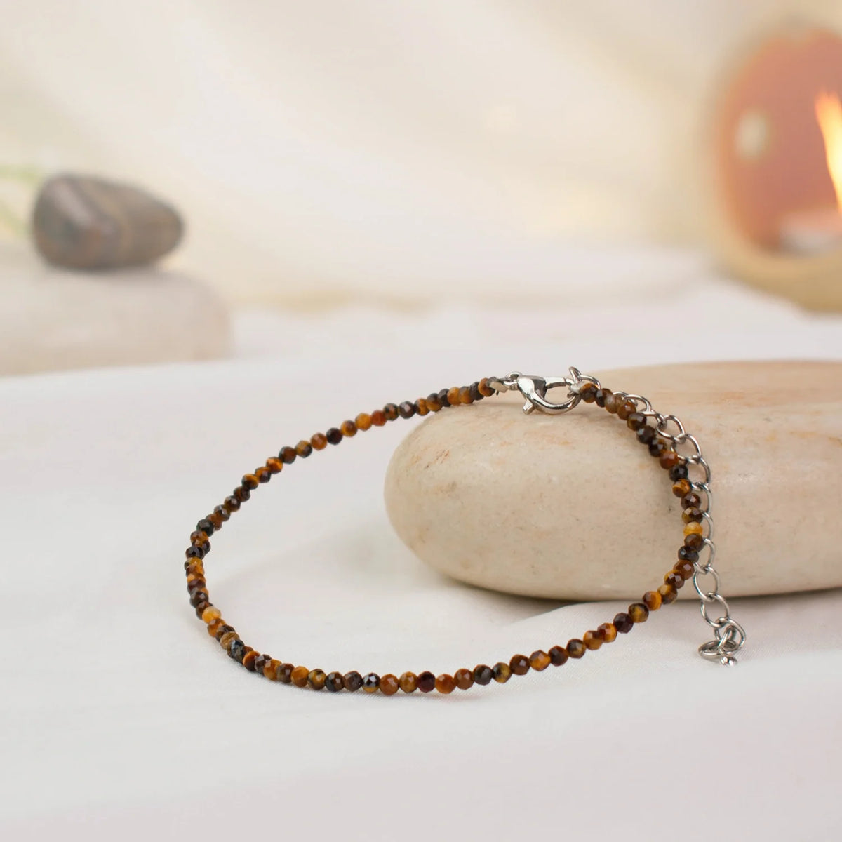 Tiger Eye Anklet | VastuKosha by Acharya Anuj