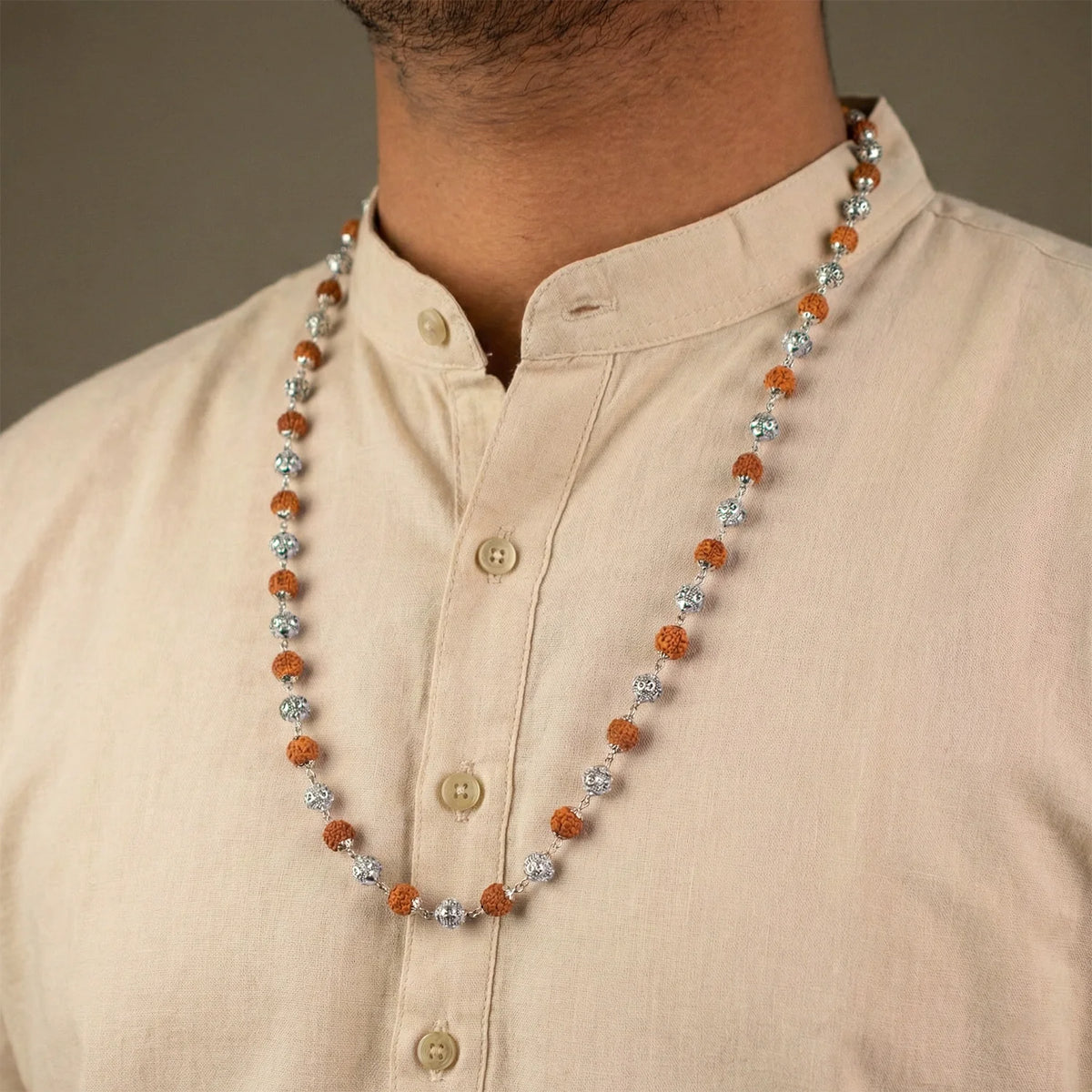 OM Bead Rudraksha Mala | VastuKosha by Acharya Anuj