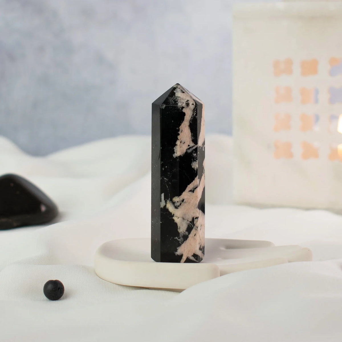 Black Tourmaline Tower  | VastuKosha by Acharya Anuj