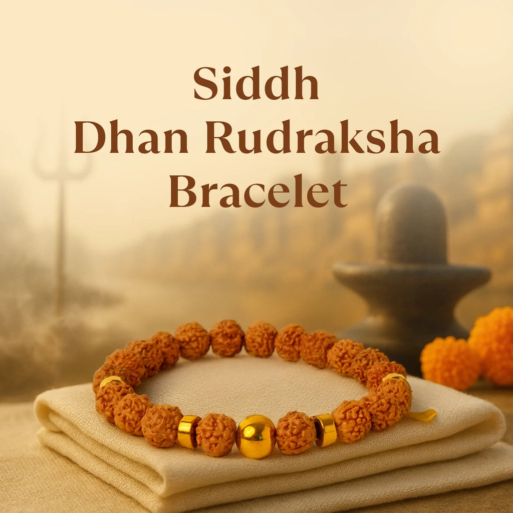 Rameshwaram Siddh Dhan Rudraksha Bracelet | VastuKosha by Acharya Anuj