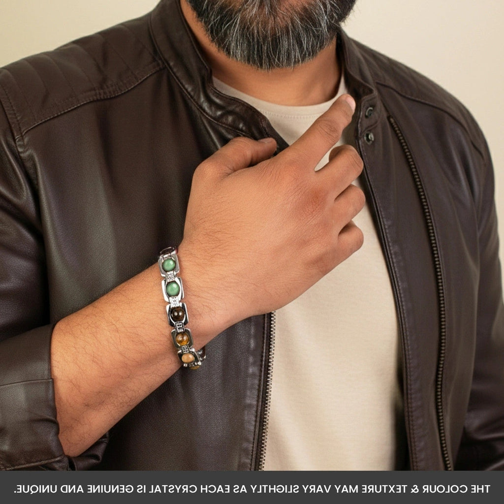 Rishikesh  Siddh Metal Dhan Yog Bracelet - Silver | VastuKosha by Acharya Anuj
