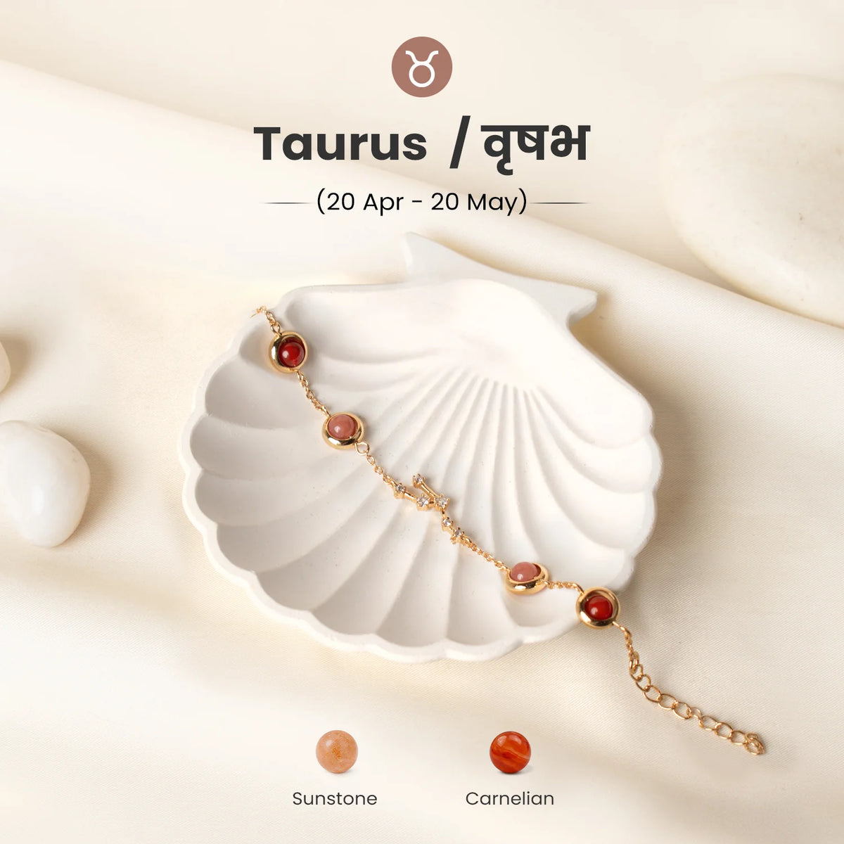 Taurus (‡§µ‡•É‡§∑‡§≠ ‡§∞‡§æ‡§∂‡§ø) Zodiac Constellation Bracelet for Women | VastuKosha by Acharya Anuj