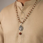 Shiv Rudraksha Mala with Adiyogi Shiv Pendant | VastuKosha by Acharya Anuj
