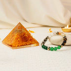 Vyapar Samriddhi Combo - Dhan Yog Bracelet with Citrine Pyramid | VastuKosha by Acharya Anuj