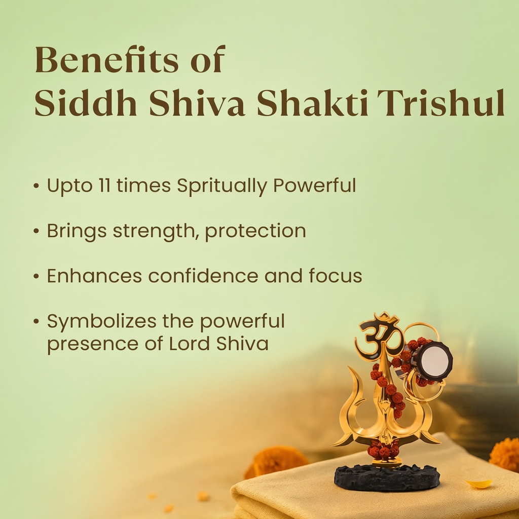 Siddh Shiva Shakti Trishul | VastuKosha by Acharya Anuj Jain