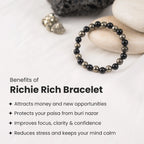 Richie Rich Bracelet with FREE Raw Selenite Plate | VastuKosha by Acharya Anuj