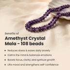 Amethyst Mala - 8mm || 108 Beads | VastuKosha by Acharya Anuj | VastuKosha by Acharya Anuj