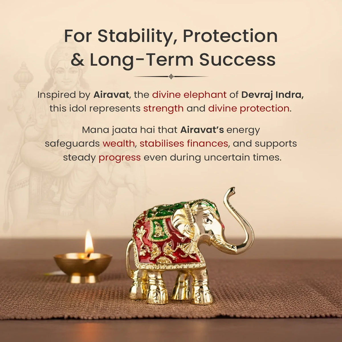 Airavat Dhan-Vridhi Elephant Idol | VastuKosha by Acharya Anuj