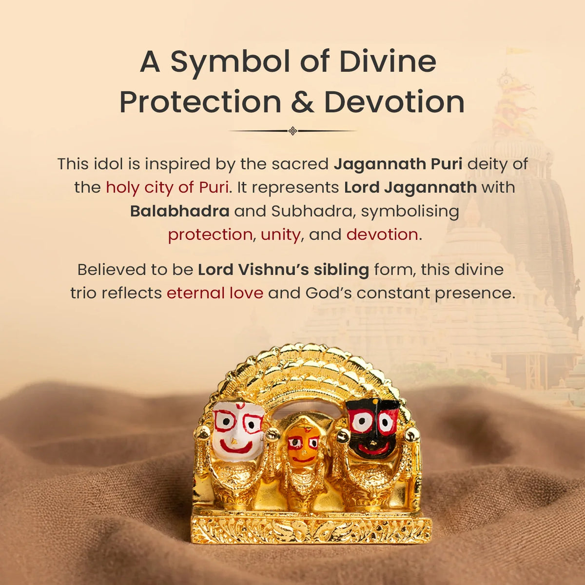 Shri Jagannath Balabhadra Subhadra Idol | VastuKosha by Acharya Anuj