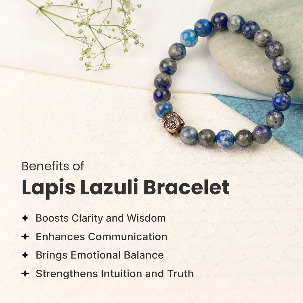 Lapis Lazuli Bracelet  | VastuKosha by Acharya Anuj