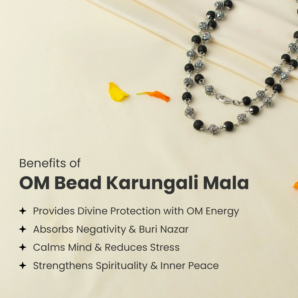 OM Bead Karungali Mala | VastuKosha by Acharya Anuj