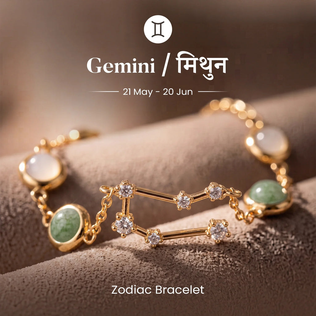 Gemini  Zodiac Constellation Bracelet for Women | VastuKosha by Acharya Anuj