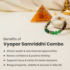 Vyapar Samriddhi Combo - Dhan Yog Bracelet with Citrine Pyramid | VastuKosha by Acharya Anuj