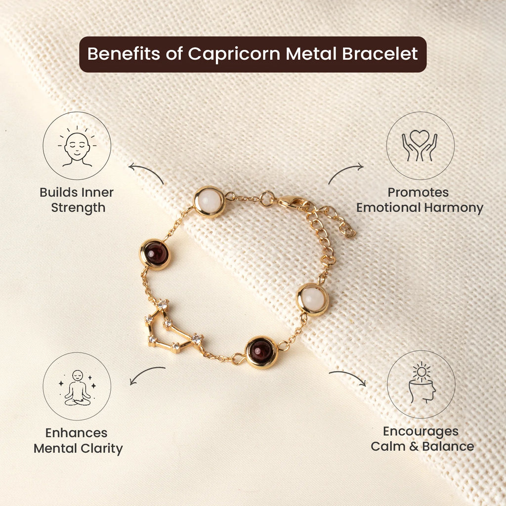 Capricorn (‡§Æ‡§ï‡§∞ ‡§∞‡§æ‡§∂‡§ø) Zodiac Constellation Bracelet for Women | VastuKosha by Acharya Anuj