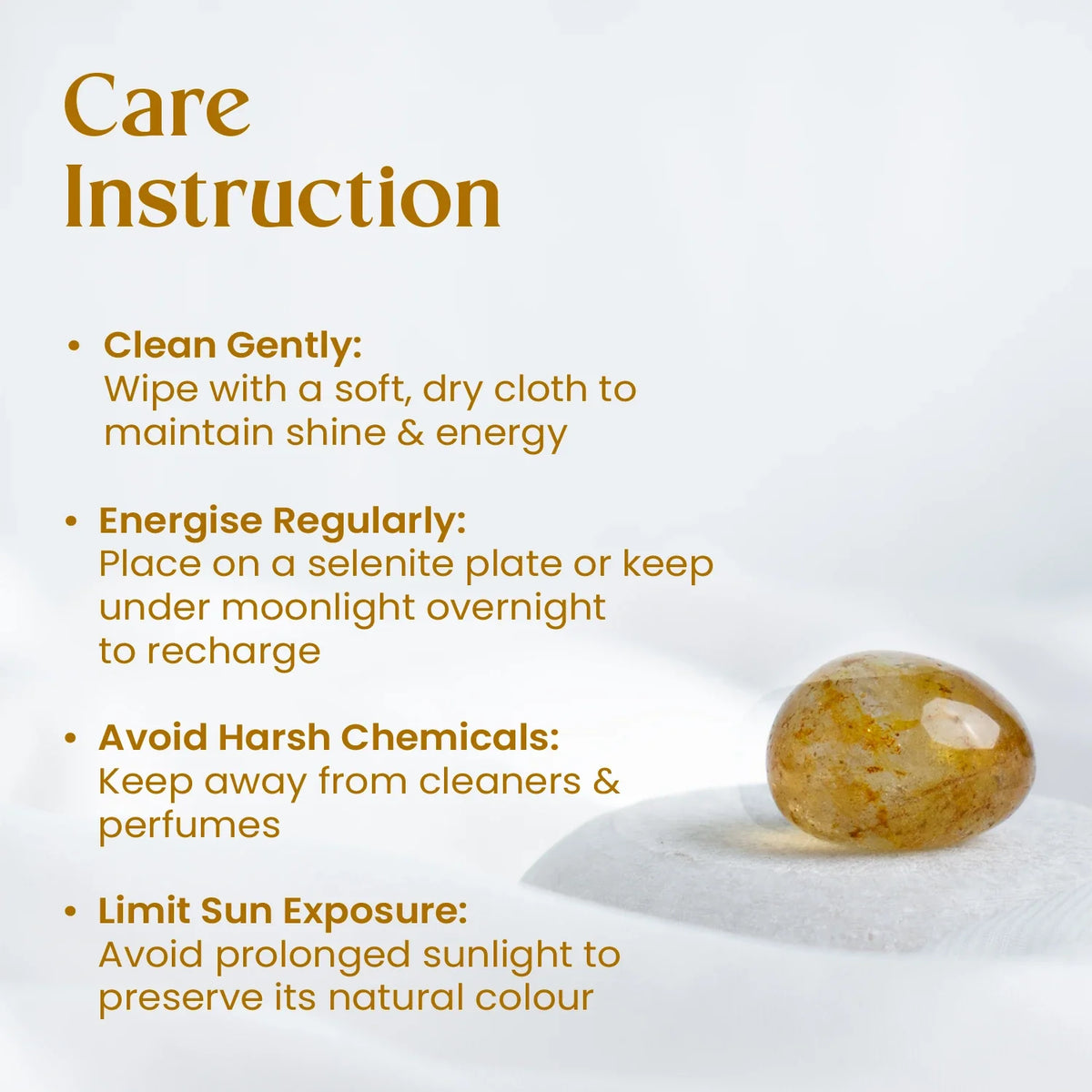 Real Natural Citrine Tumble  | VastuKosha by Acharya Anuj
