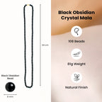 Black Obsidian Mala | VastuKosha by Acharya Anuj