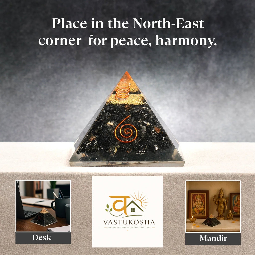 Black Obsidian Pyramid | VastuKosha by Acharya Anuj