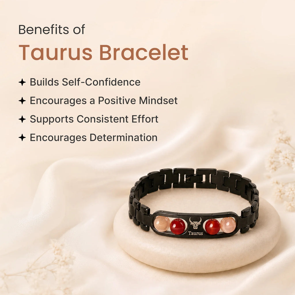 Taurus Zodiac Metal Bracelet | VastuKosha by Acharya Anuj