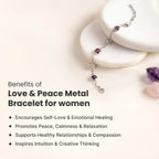Love & Peace Metal Bracelet | VastuKosha by Acharya Anuj