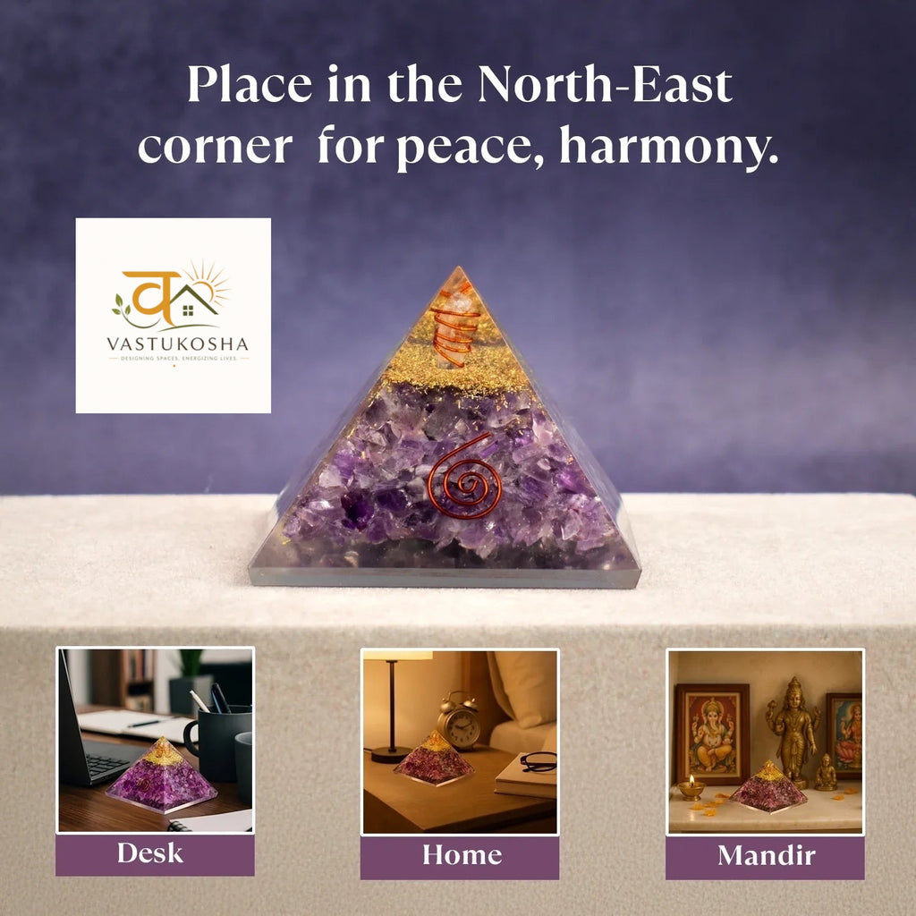 Amethyst Pyramid | VastuKosha by Acharya Anuj