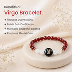 Virgo (‡§ï‡§®‡•ç‡§Ø‡§æ ‡§∞‡§æ‡§∂‡§ø) Zodiac Carnelian & Milky Quartz Bracelet for Women  | VastuKosha by Acharya Anuj