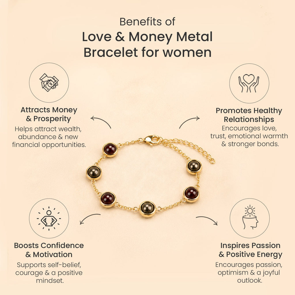 Love & Money Metal Bracelet for Women | VastuKosha by Acharya Anuj