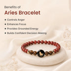 Aries (‡§Æ‡•á‡§∑ ‡§∞‡§æ‡§∂‡§ø) Zodiac Red Jasper & Tiger Eye Bracelet for Women | VastuKosha by Acharya Anuj