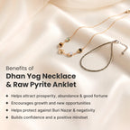 Dhan Yog Necklace + Free Raw Pyrite Anklet Combo | VastuKosha by Acharya Anuj
