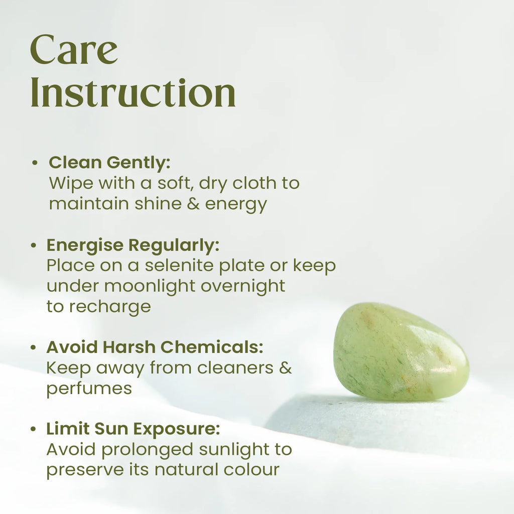 Green Aventurine Tumble  | VastuKosha by Acharya Anuj