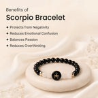 Scorpio (‡§µ‡•É‡§∂‡•ç‡§ö‡§ø‡§ï ‡§∞‡§æ‡§∂‡§ø) Zodiac Black Obsidian & Milky Quartz Bracelet for Women | VastuKosha by Acharya Anuj