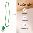 Green Aventurine Mala - 8mm || 108 Beads | VastuKosha by Acharya Anuj