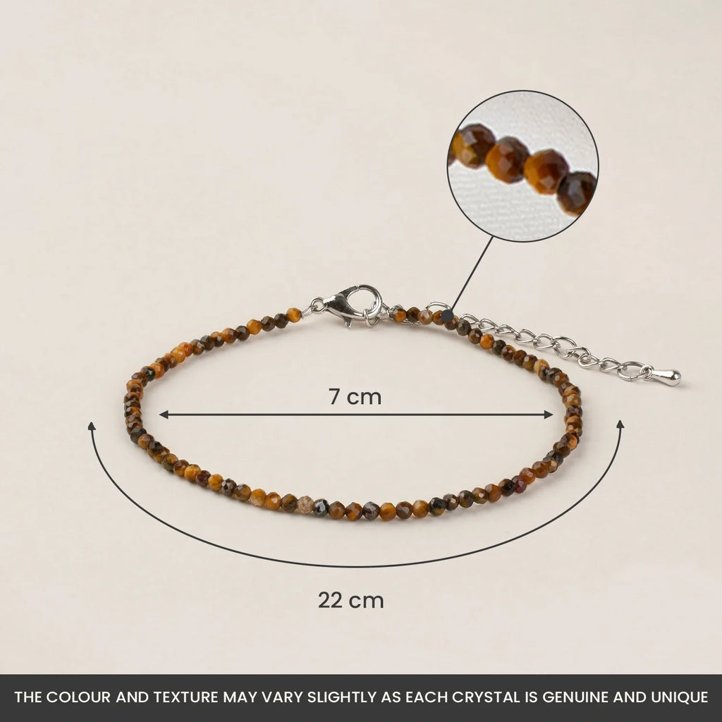 Tiger Eye Anklet | VastuKosha by Acharya Anuj