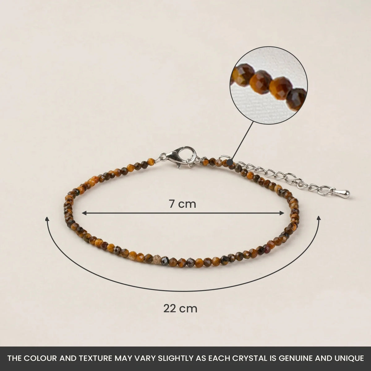 Tiger Eye Anklet | VastuKosha by Acharya Anuj