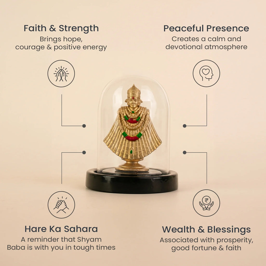 Khatu Shyam Murti with Dome | VastuKosha by Acharya Anuj