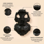 Kirtimukha Black Tourmaline Protection Kavach  | VastuKosha by Acharya Anuj