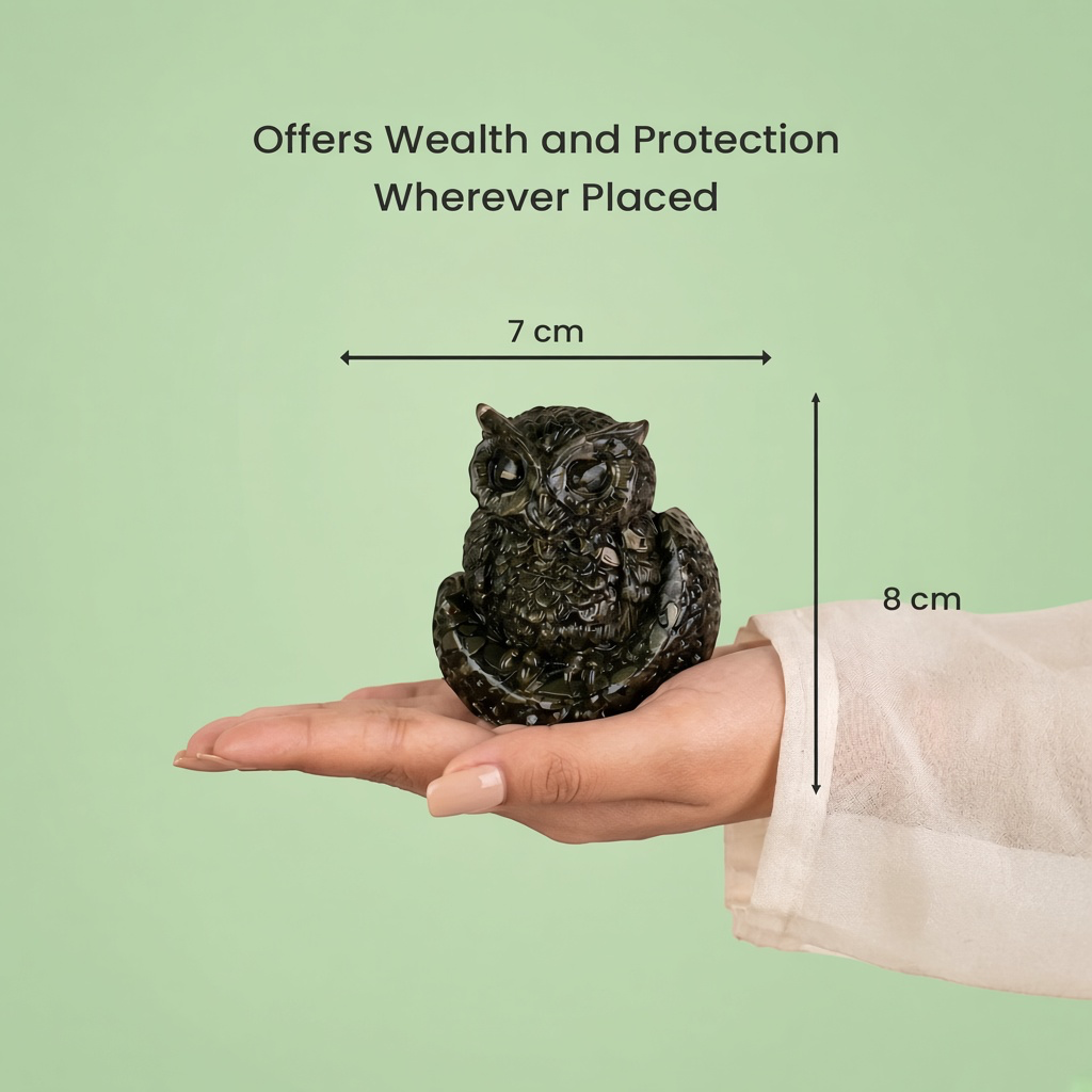 Rishikesh  Siddh Pyrite Owl | VastuKosha by Acharya Anuj