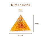 Vyapar Vridhi Pyramid - Made from Citrine Crystals | VastuKosha by Acharya Anuj