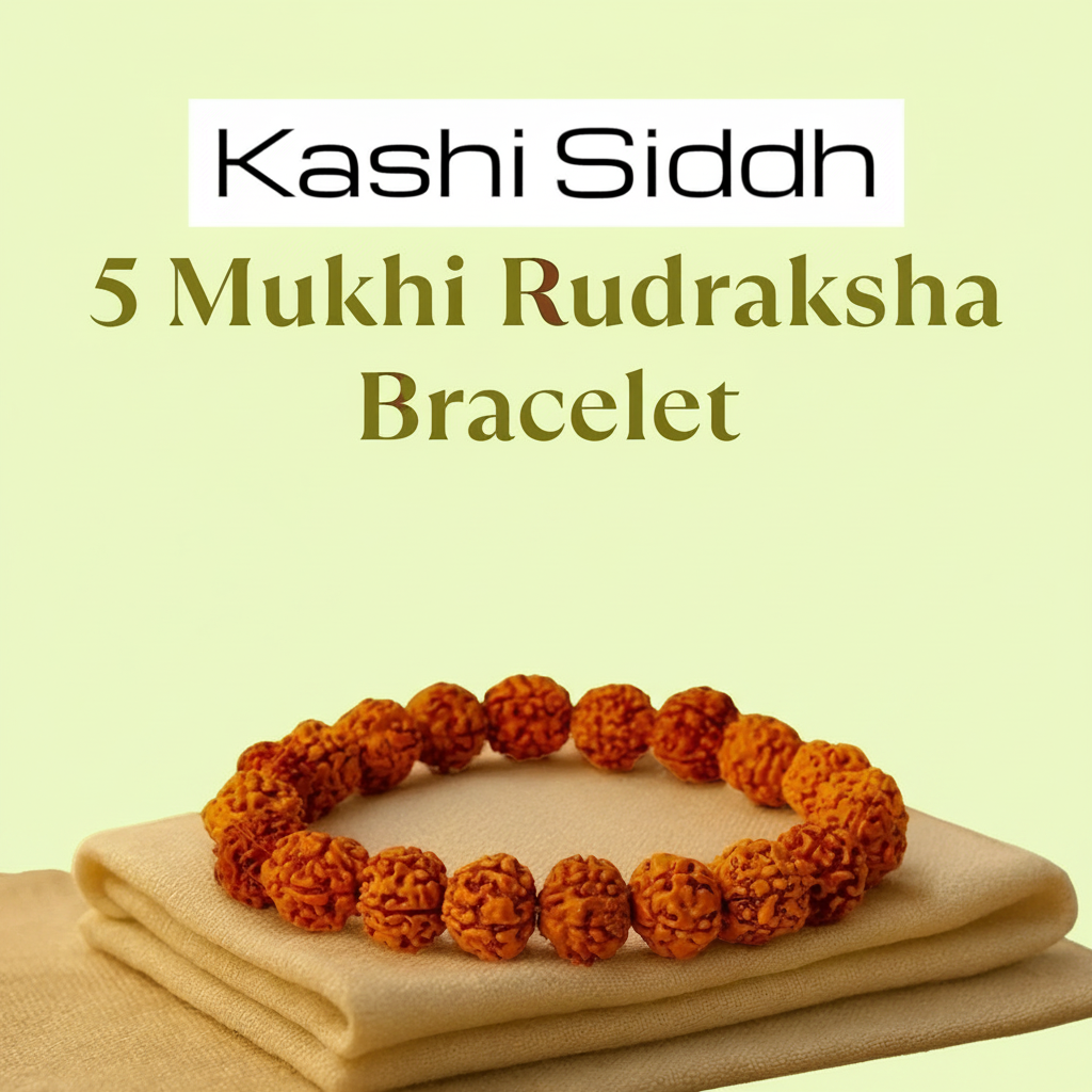 Rameshwaram Siddh 5 Mukhi Rudraksha Bracelet| VastuKosha by Acharya Anuj
