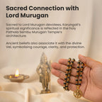Siddh Gold-Plated Karungali Mala with Hanuman Kavach Pendant  | VastuKosha by Acharya Anuj