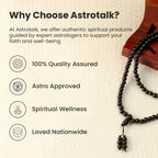 Rameshwaram Siddh Karthik Karungali Malai 6mm Stretchable - 108+1 Beads (Original Ebony Wood) | VastuKosha by Acharya Anuj